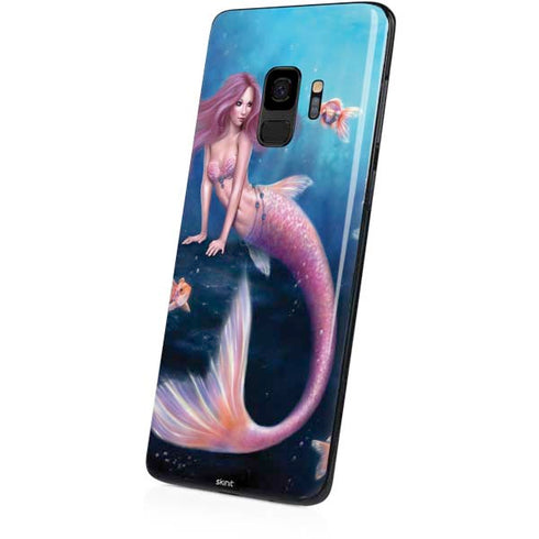 Rachel Anderson Aurelia Mermaid with Fish Galaxy S9 Skin